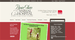 Desktop Screenshot of piperglenanimalhospital.com